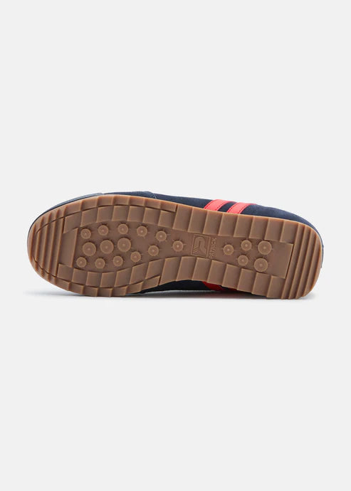 Patrick Dijon Runner Trainer Navy/Red