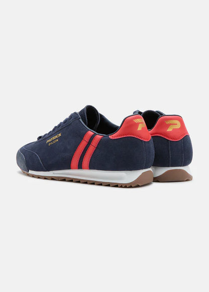 Patrick Dijon Runner Trainer Navy/Red