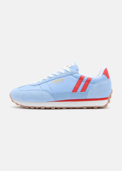 Patrick Monza Runner Trainer Sky Blue/Red