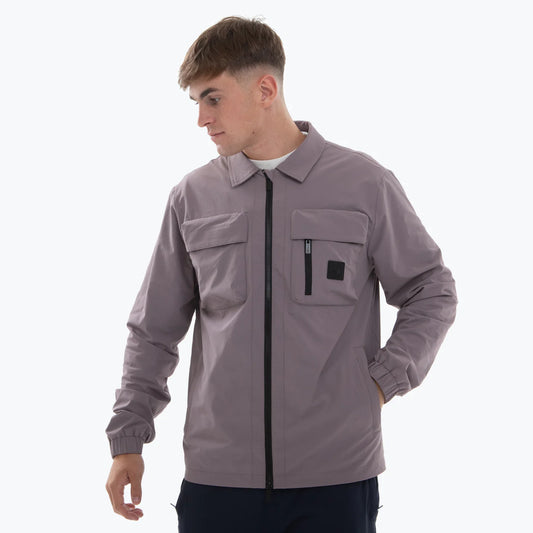 Peaceful Hooligan Hawthorn Overshirt Mauve