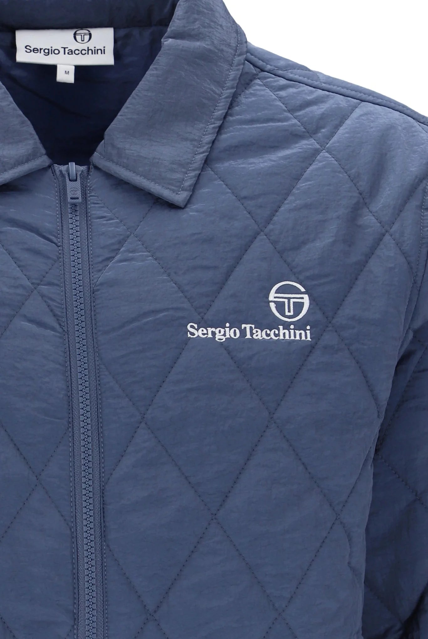 Sergio Tacchini Piola Quilted Shacket Vintage Indigo
