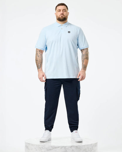 Weekend Offender Plus Size Caneiros Polo Shirt Ocean Wave