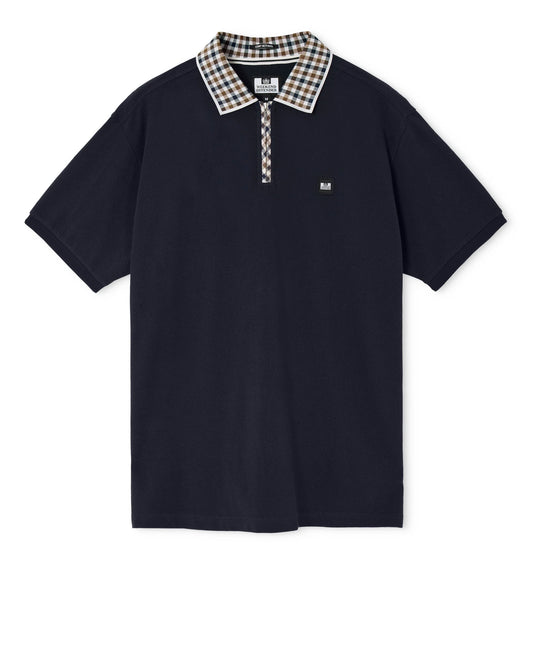 Weekend Offender Plus Size Tipasa Polo Shirt Navy