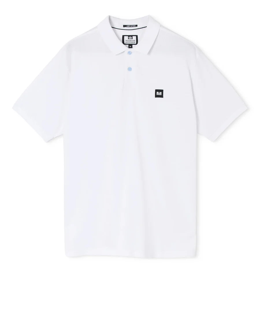 Weekend Offender Heathcote Polo Shirt White