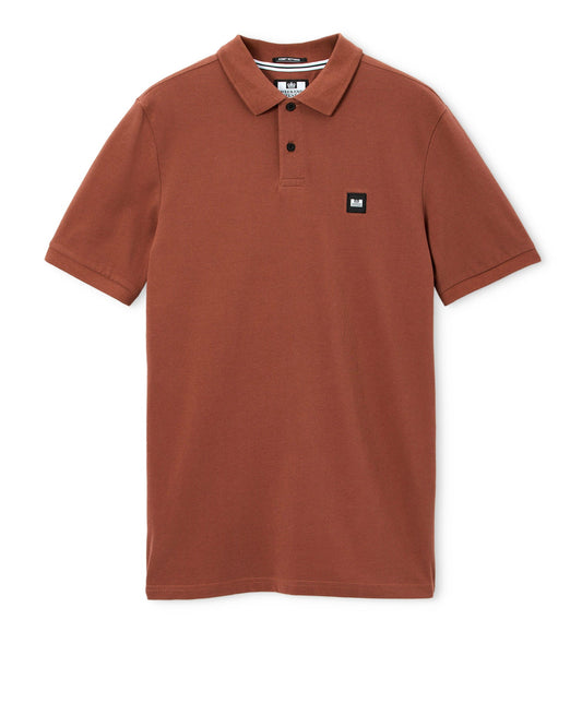 Weekend Offender Caneiros Polo Shirt Clay Brown