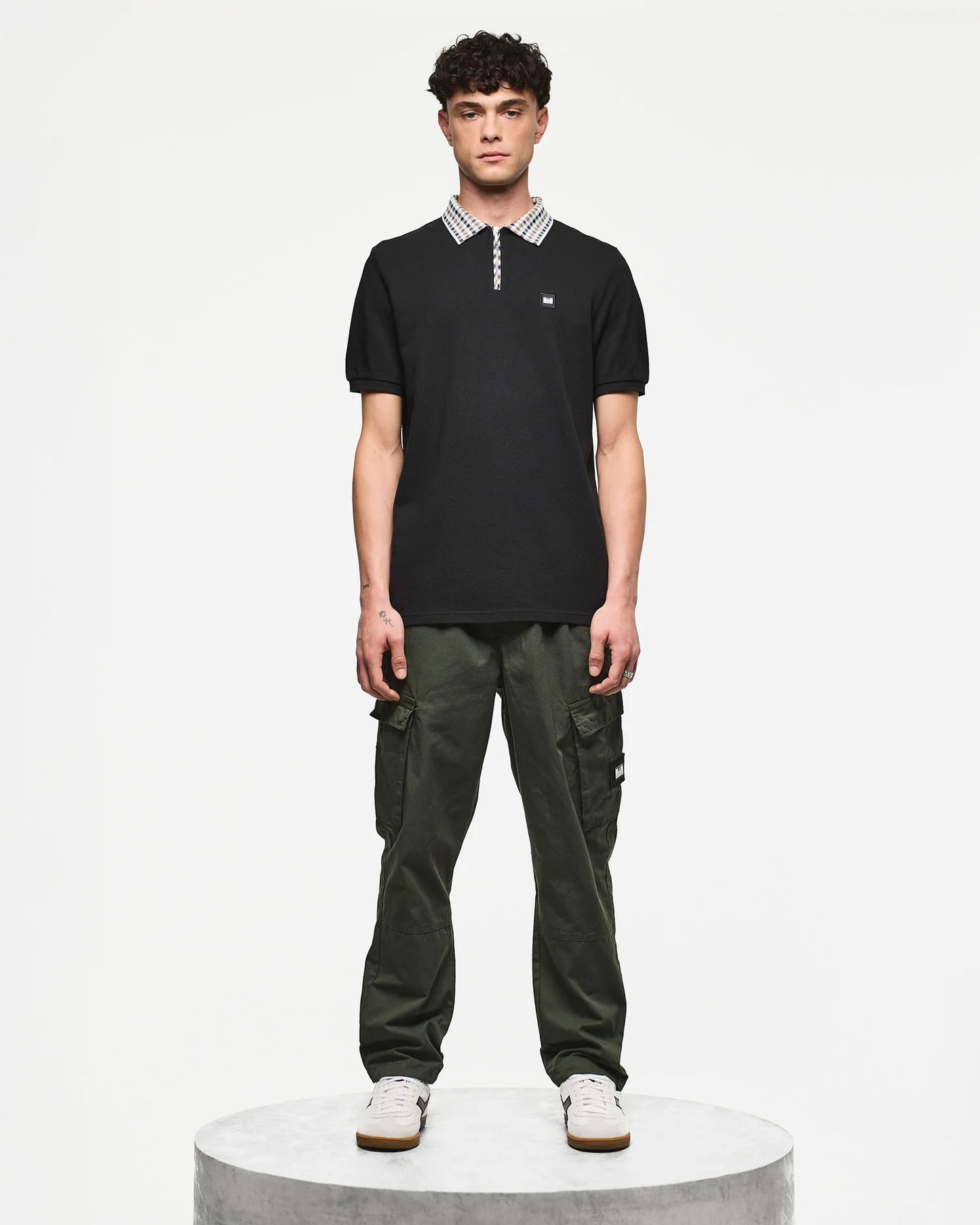 Weekend Offender Lachine Polo Shirt Black
