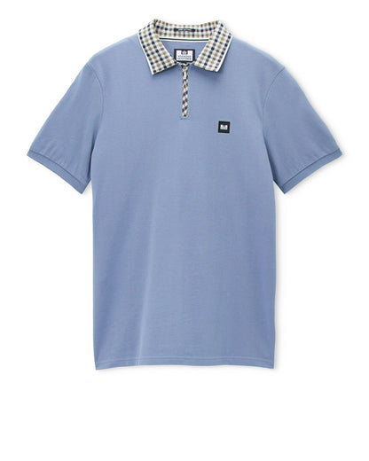 Weekend Offender Lachine Polo Shirt Blue Shadow