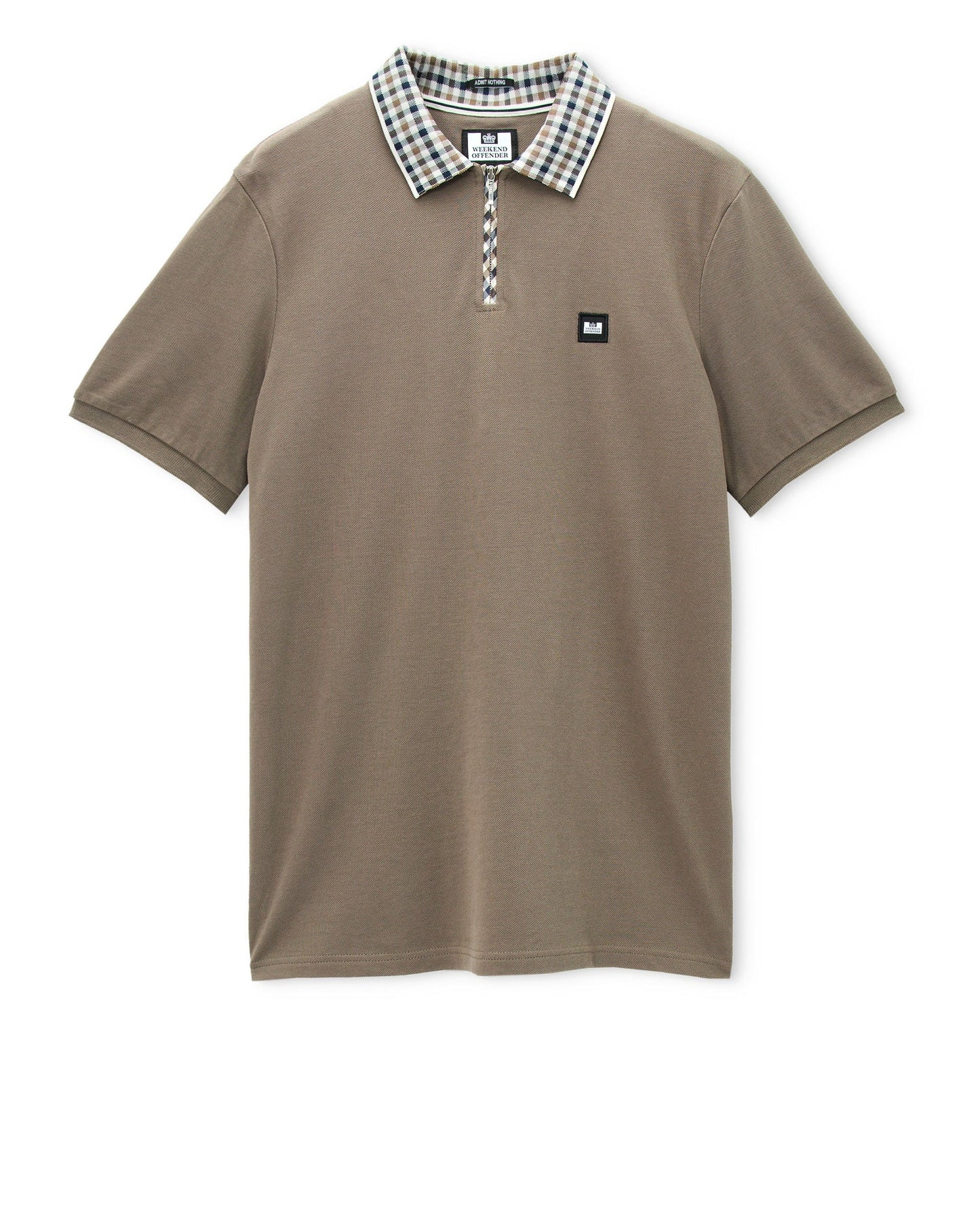 Weekend Offender Lachine Polo Shirt Tobacco Brown