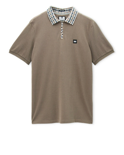 Weekend Offender Lachine Polo Shirt Tobacco Brown