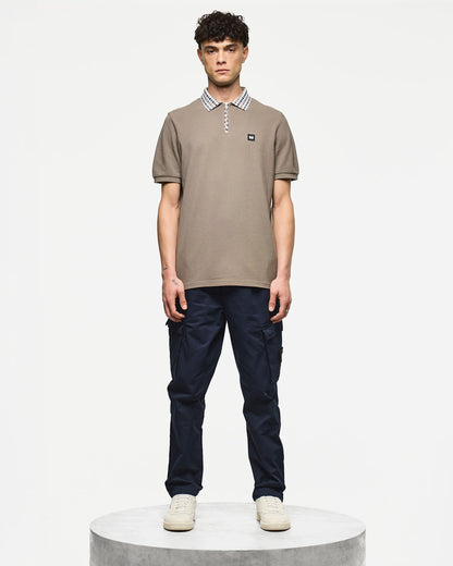 Weekend Offender Lachine Polo Shirt Tobacco Brown