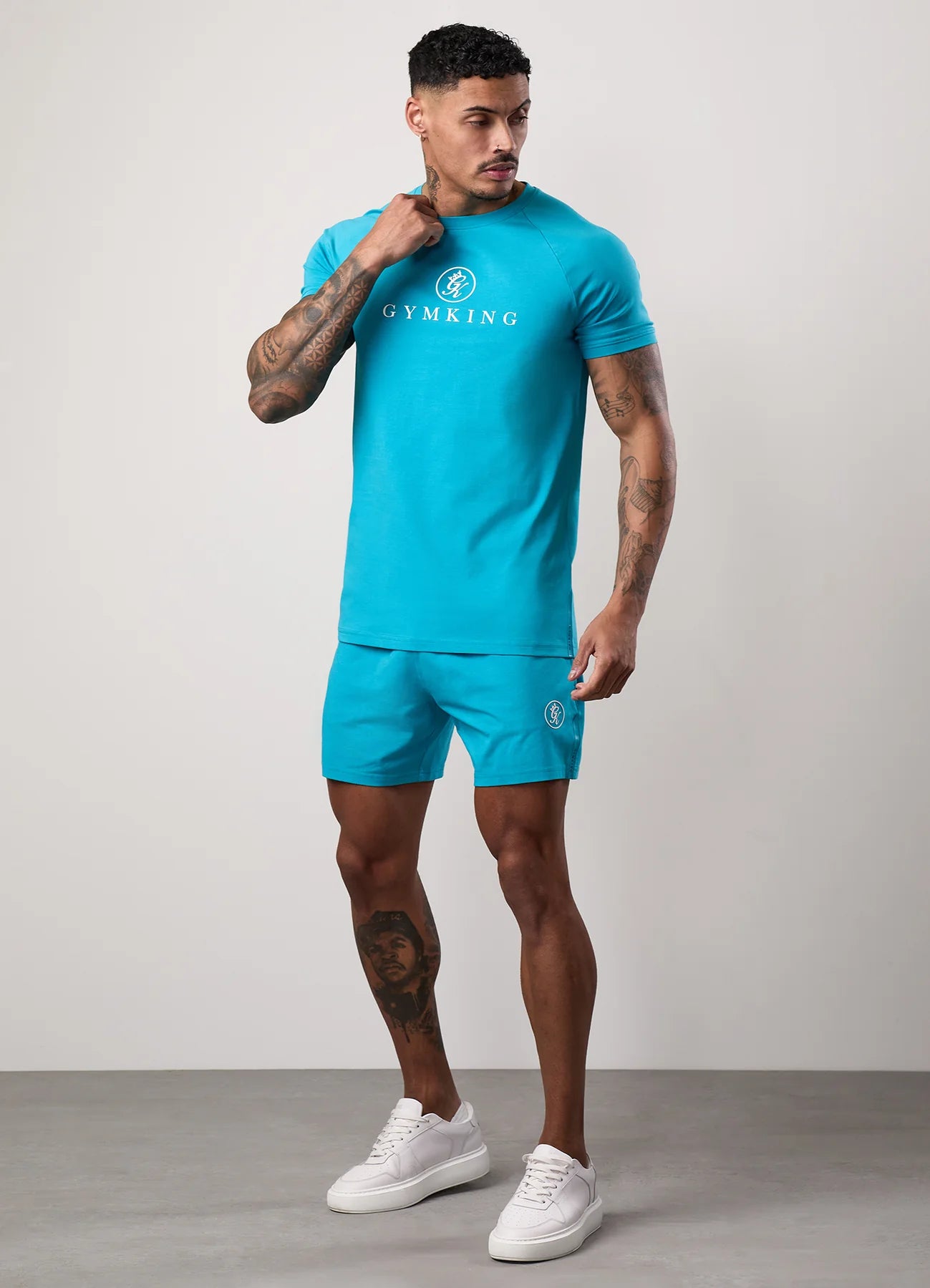 Gym King Pro Jersey T-Shirt Marine Teal
