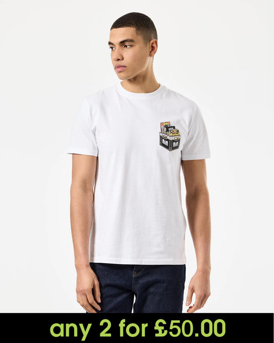Weekend Offender Diggin Graphic T-Shirt White