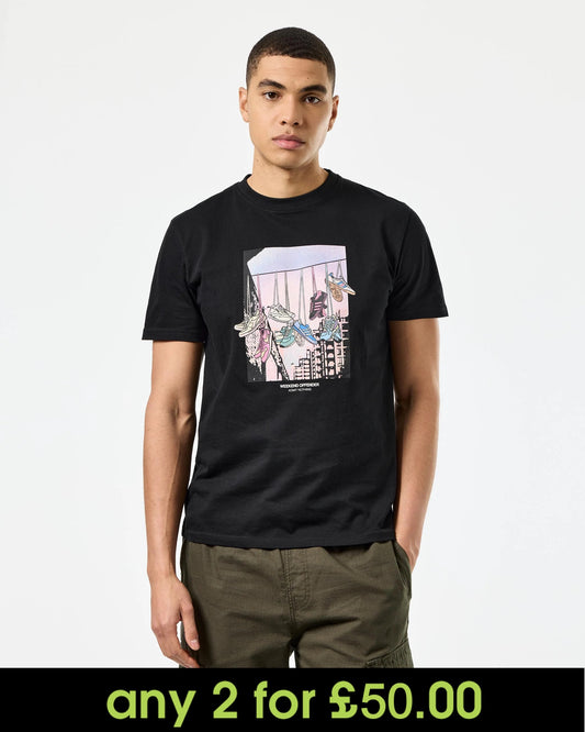 Weekend Offender Turf Wars Graphic T-Shirt Black