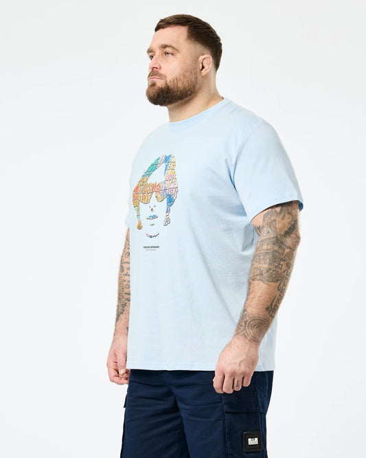 Weekend Offender Plus Size Kinky Afro Graphic T-Shirt Ocean Wave