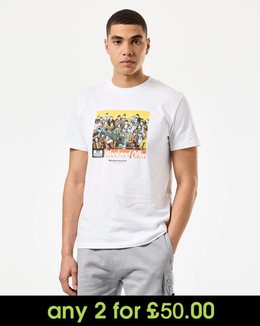 Weekend Offender Selhurst Graphic T-Shirt White