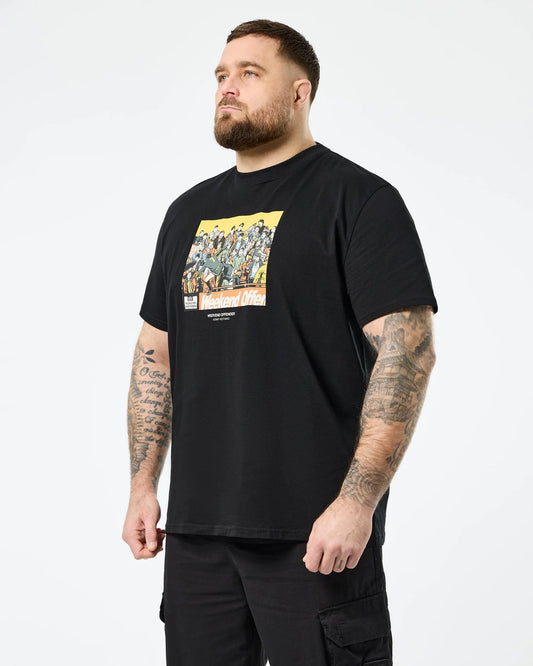 Weekend Offender Plus Size Selhurst Graphic T-Shirt Black