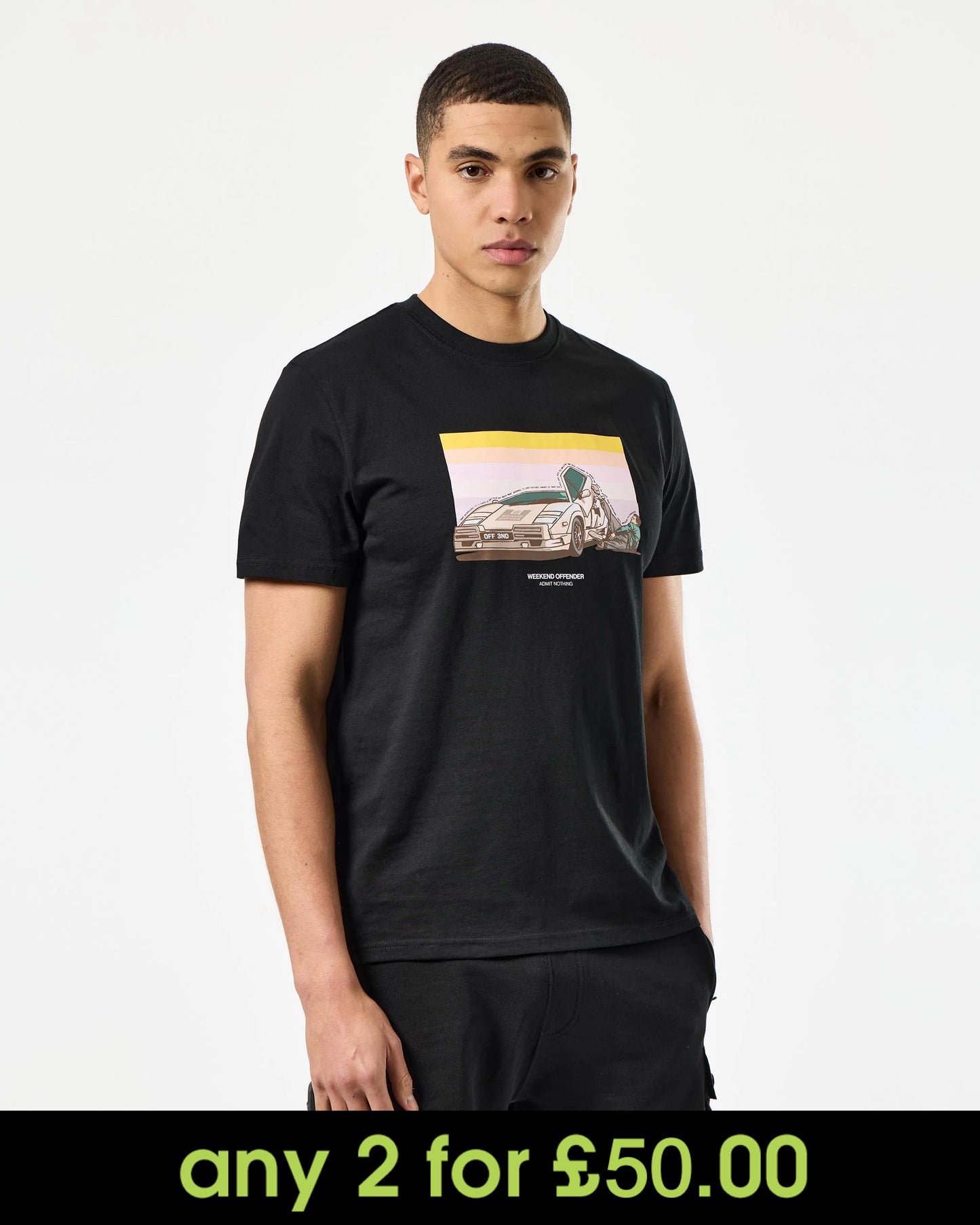 Weekend Offender Quaaludes Graphic T-Shirt Black