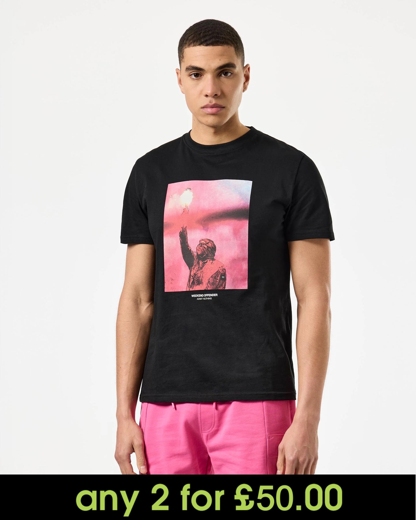 Weekend Offender Bagliore T-Shirt Black