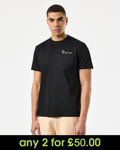 Weekend Offender Kyra Graphic T-Shirt Black