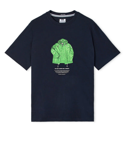 Weekend Offender Naz Graphic T-Shirt Navy