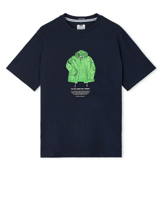 Weekend Offender Naz Graphic T-Shirt Navy