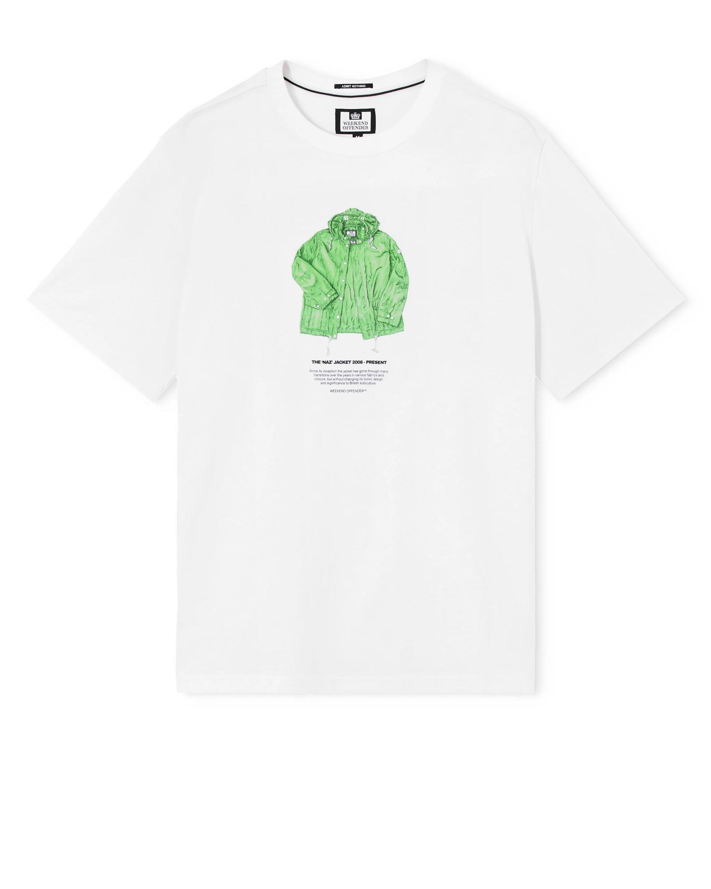 Weekend Offender Naz Graphic T-Shirt White