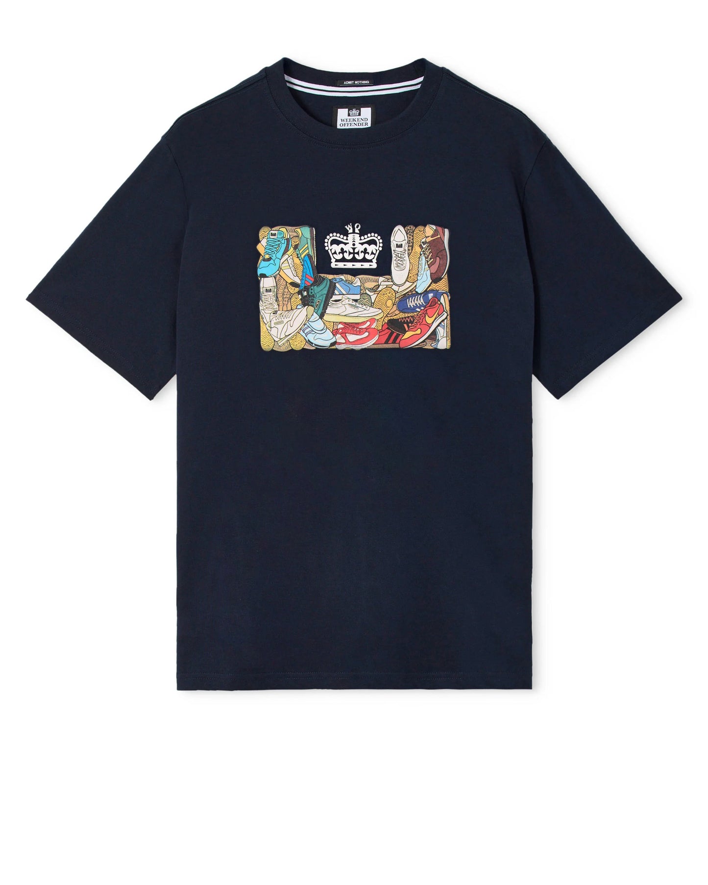 Weekend Offender D'arblay Graphic T-Shirt Navy