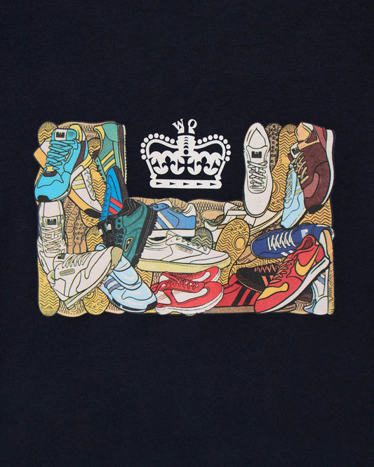 Weekend Offender D'arblay Graphic T-Shirt Navy