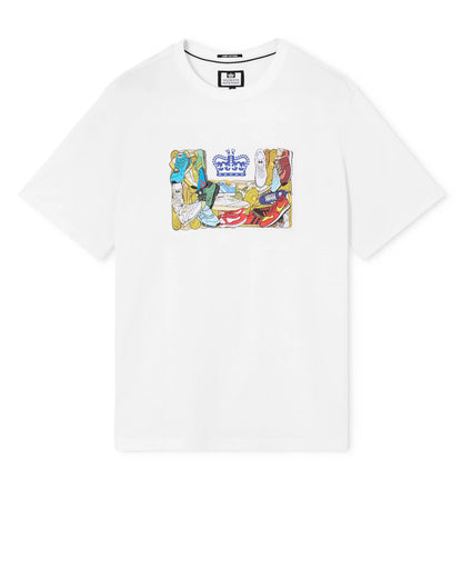 Weekend Offender Plus Size D'arblay Graphic T-Shirt White