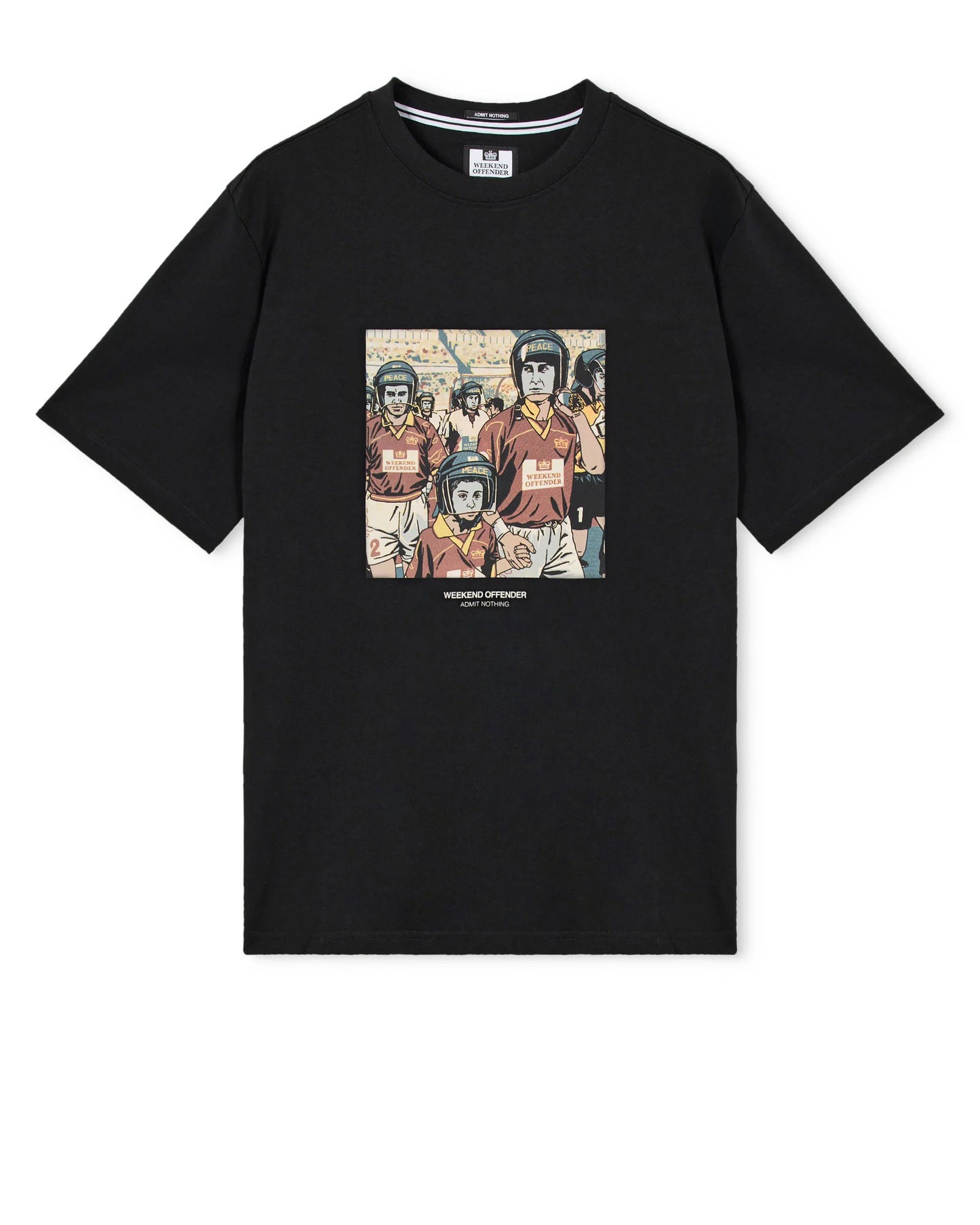 Weekend Offender Roma Graphic T-Shirt Black