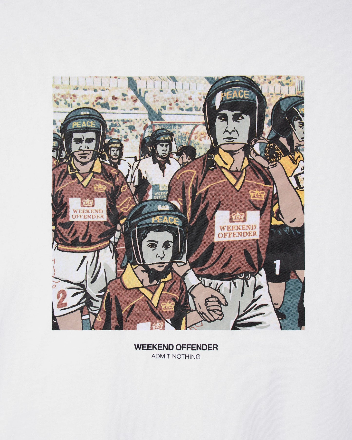 Weekend Offender Roma Graphic T-Shirt White