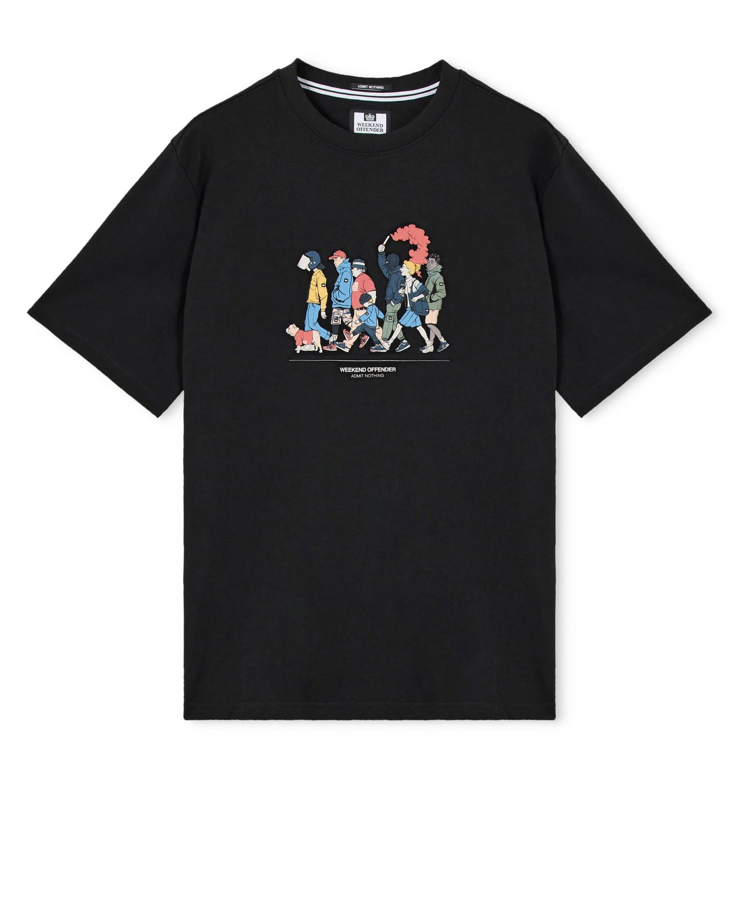 Weekend Offender Everyone Graphic T-Shirt Black