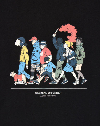 Weekend Offender Everyone Graphic T-Shirt Black