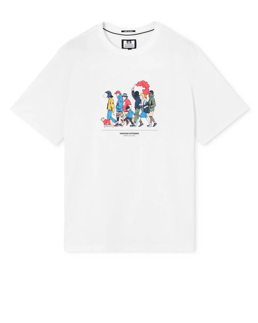 Weekend Offender Everyone Graphic T-Shirt White