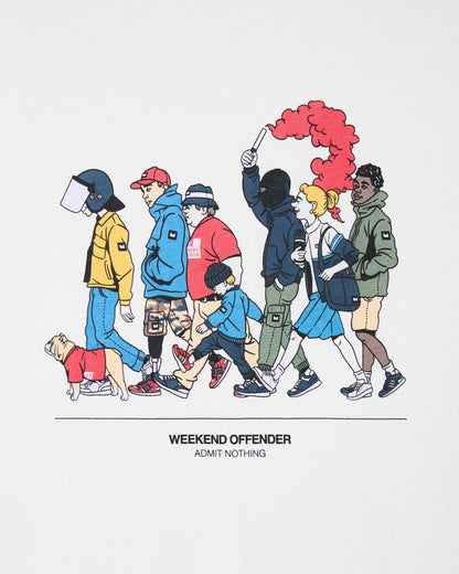 Weekend Offender Everyone Graphic T-Shirt White