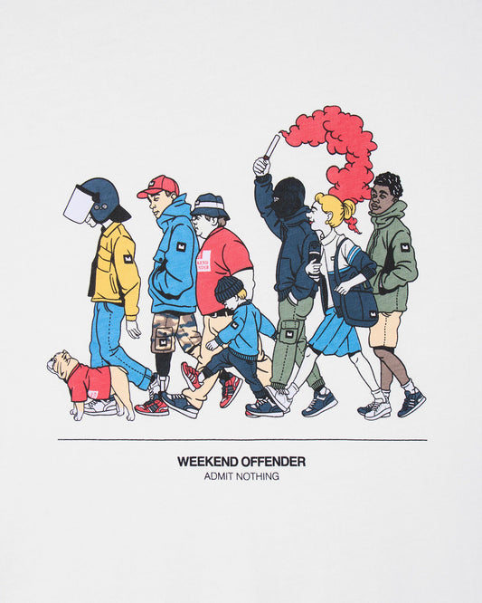 Weekend Offender Everyone Graphic T-Shirt White