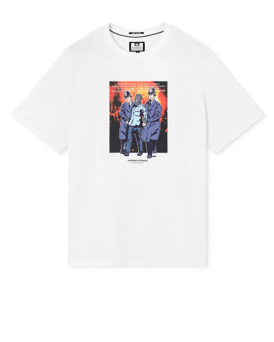 Weekend Offender Murvin Graphic T-Shirt White