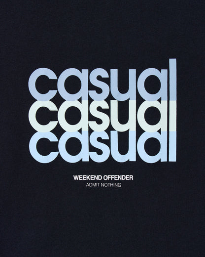 Weekend Offender W.O.L Graphic T-Shirt Navy