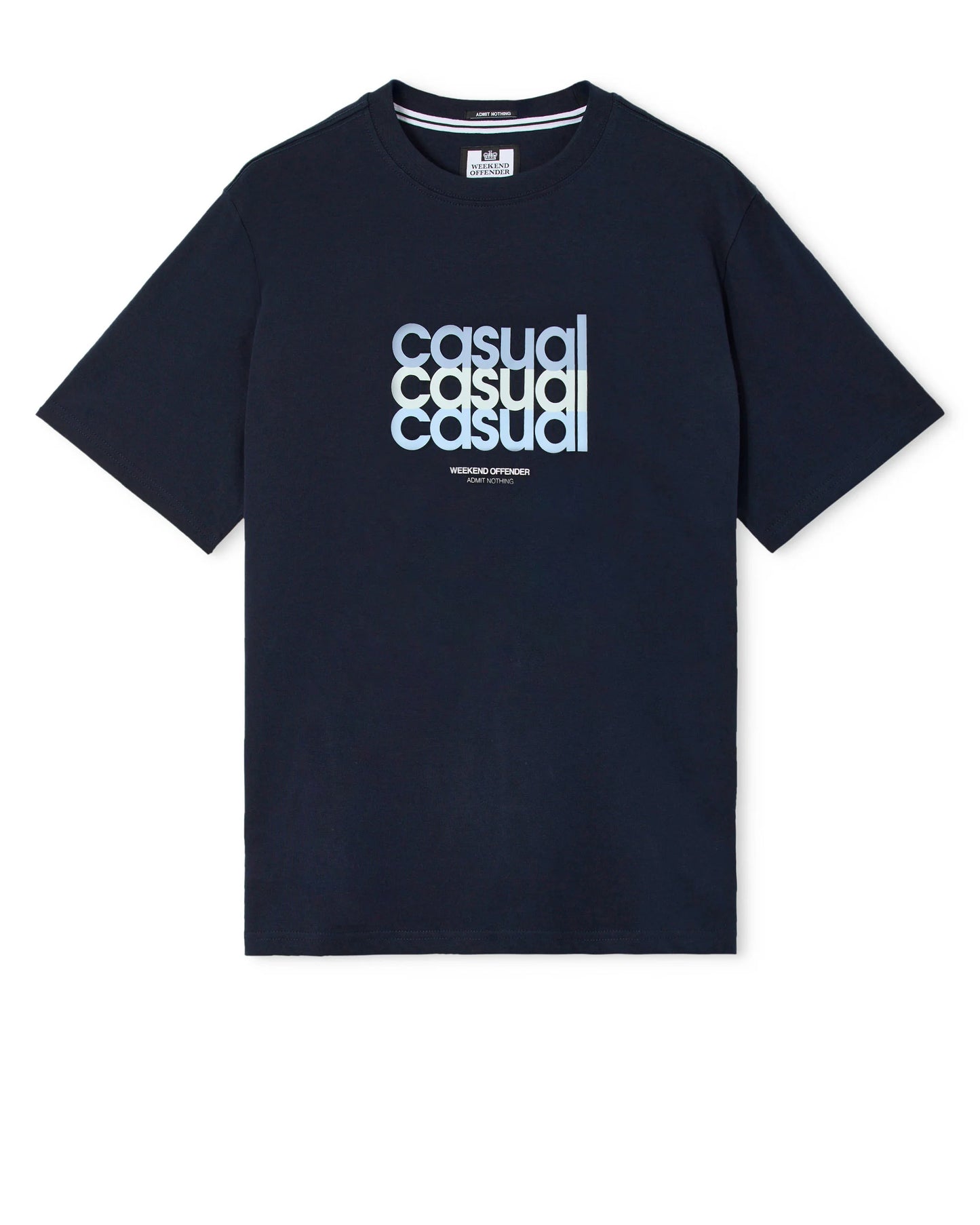 Weekend Offender W.O.L Graphic T-Shirt Navy