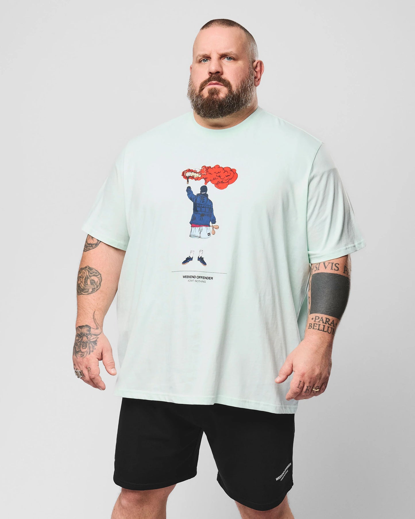 Weekend Offender Plus Size Chabet Graphic T-Shirt Amazonite