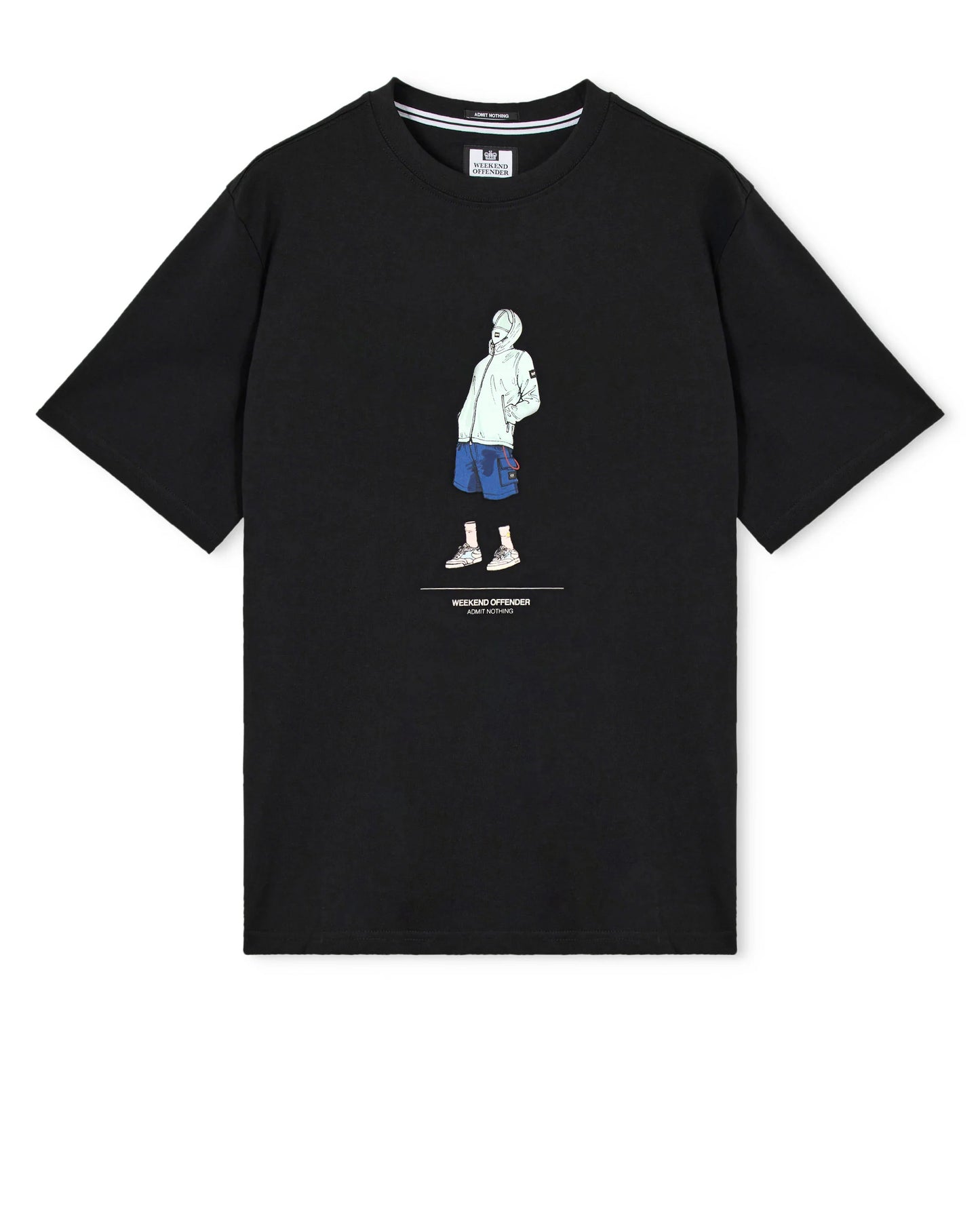 Weekend Offender Drarga Graphic T-Shirt Black