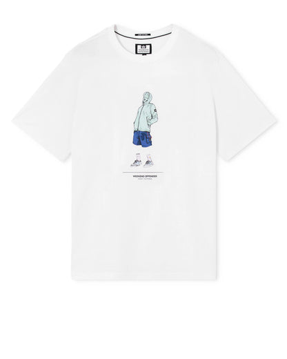 Weekend Offender Drarga Graphic T-Shirt White