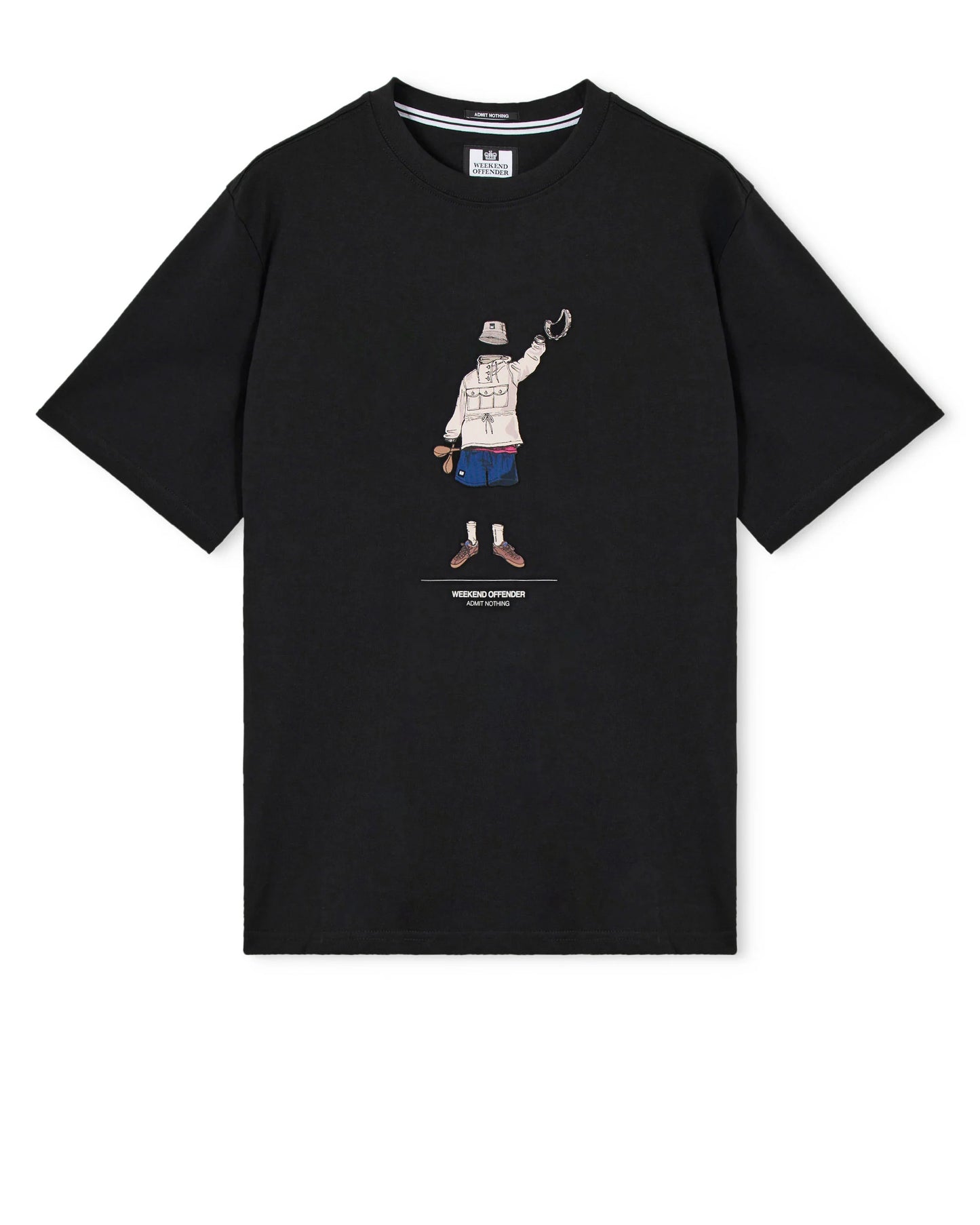 Weekend Offender Hassen Graphic T-Shirt Black