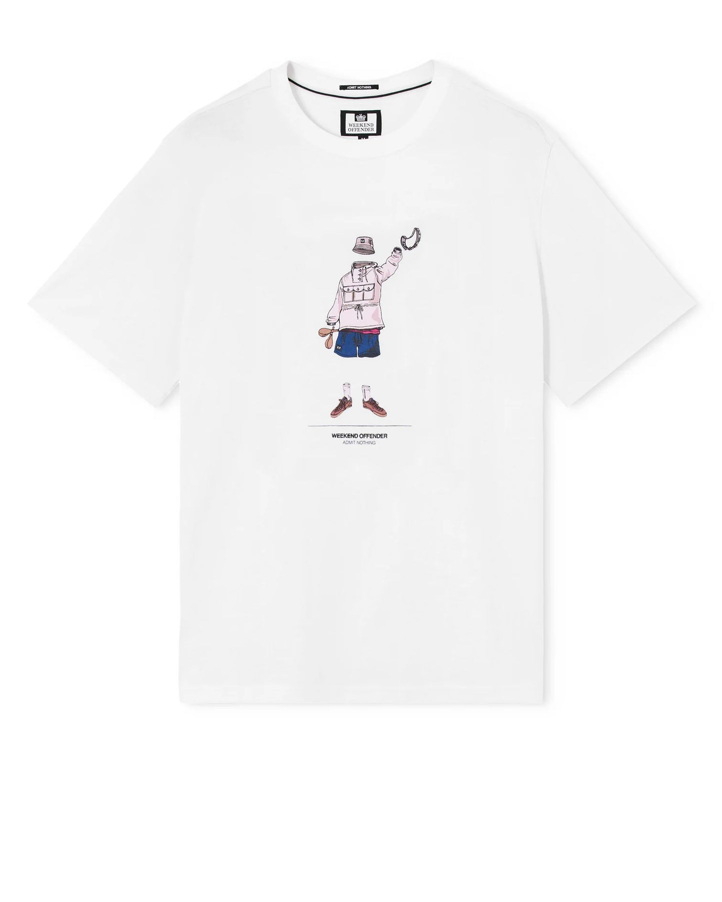 Weekend Offender Hassen Graphic T-Shirt White