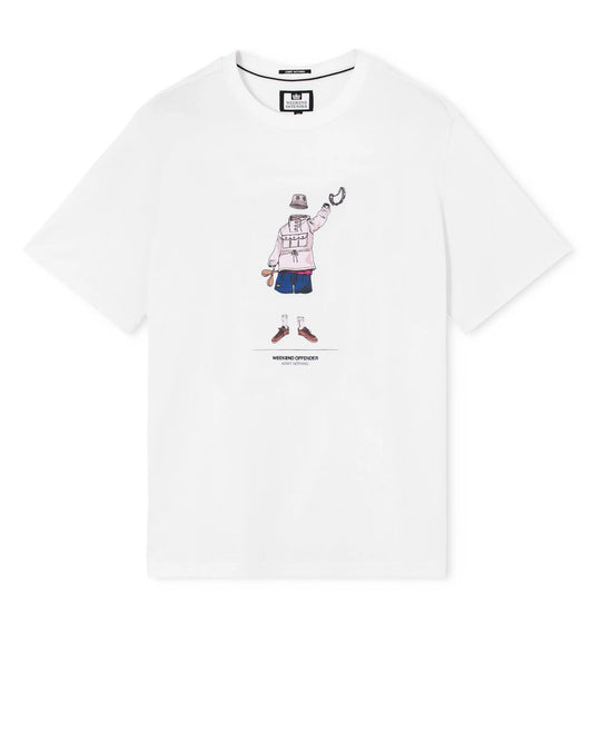 Weekend Offender Hassen Graphic T-Shirt White