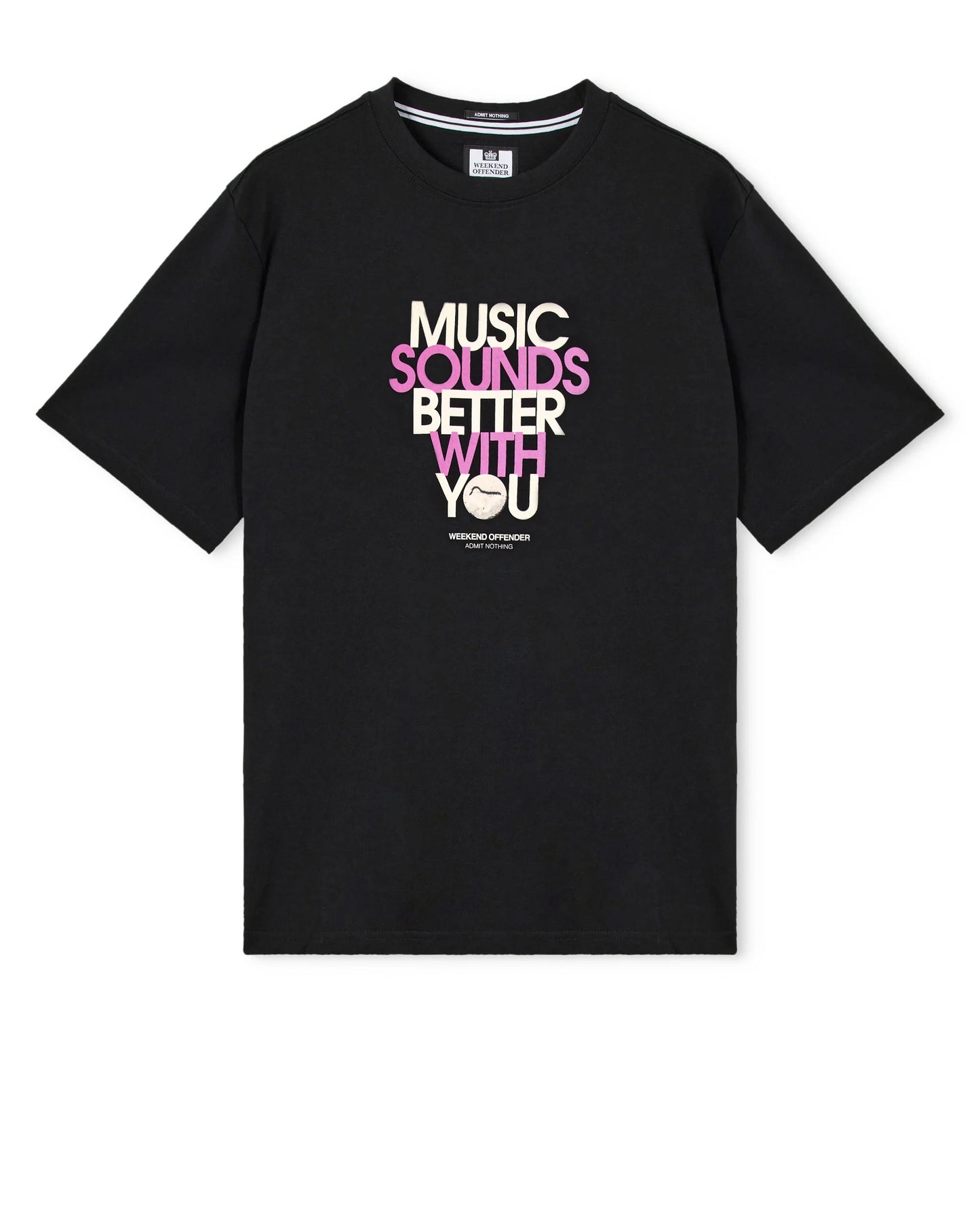 Weekend Offender Bangalter Graphic T-Shirt Black