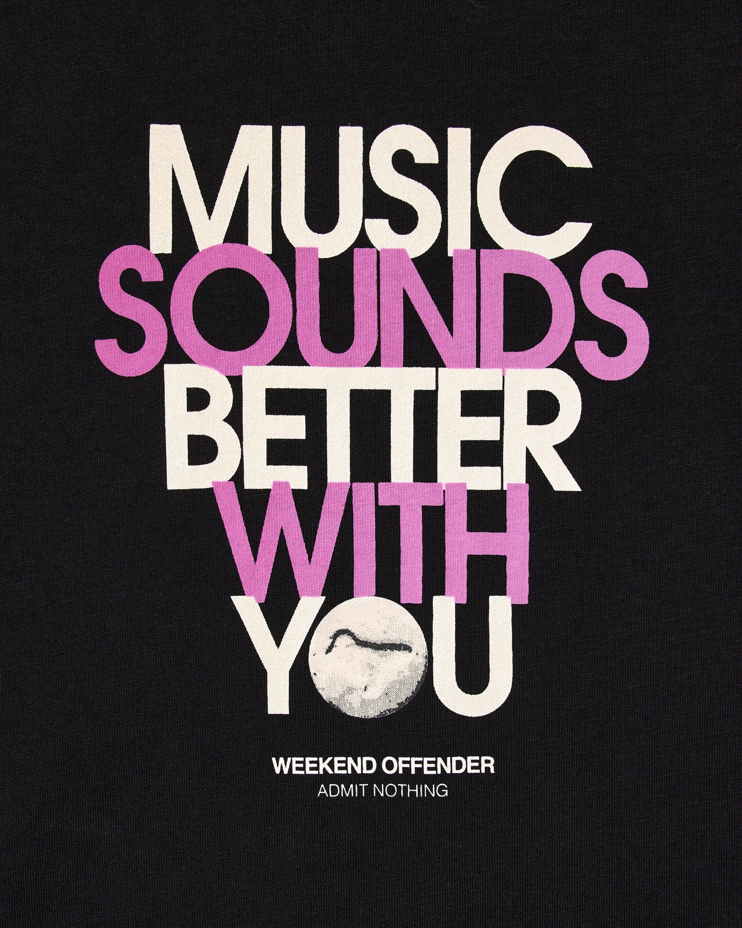 Weekend Offender Bangalter Graphic T-Shirt Black