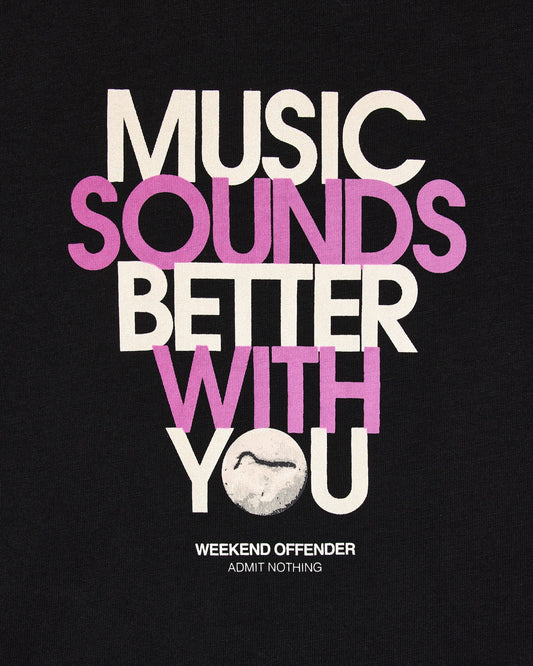Weekend Offender Bangalter Graphic T-Shirt Black