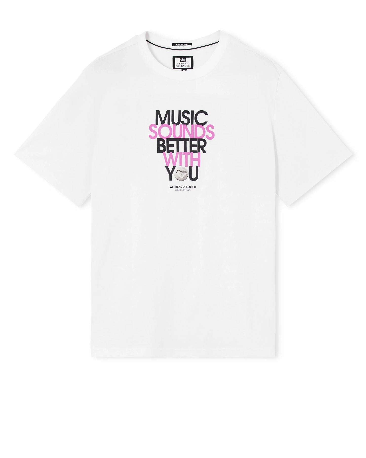 Weekend Offender Bangalter Graphic T-Shirt White