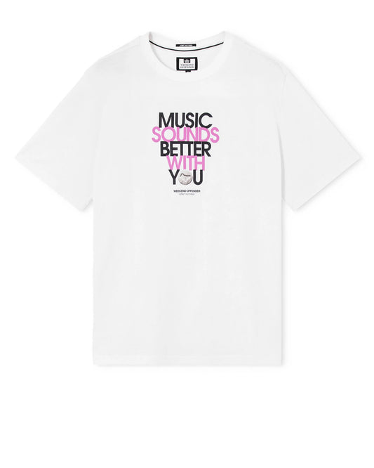 Weekend Offender Bangalter Graphic T-Shirt White